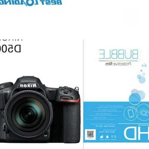 YULMIN 버블 HD강화필름 2장 니콘 D500 상단포함, 2개